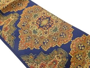 華紋模様織出し名古屋帯